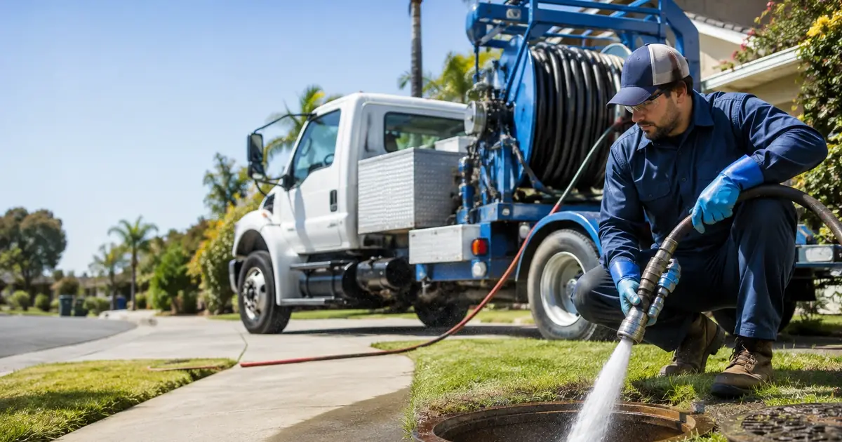 Hydro jet sewer cleaning Vallejo