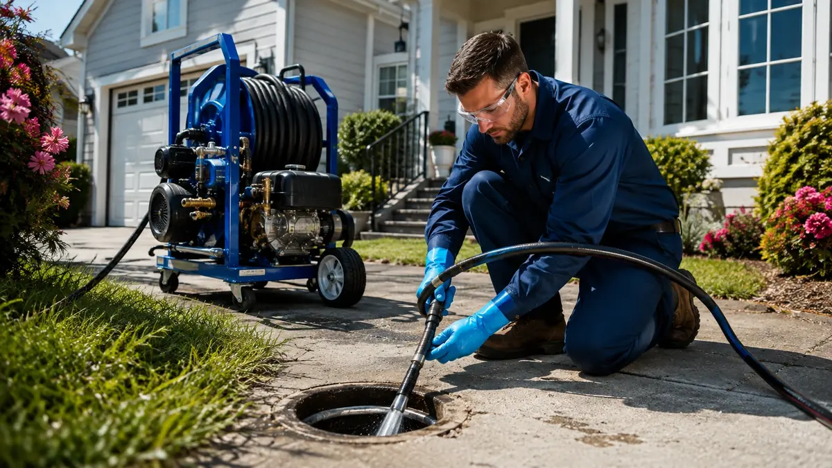 Residential Hydro Jet Drain Cleaning in Vallejo