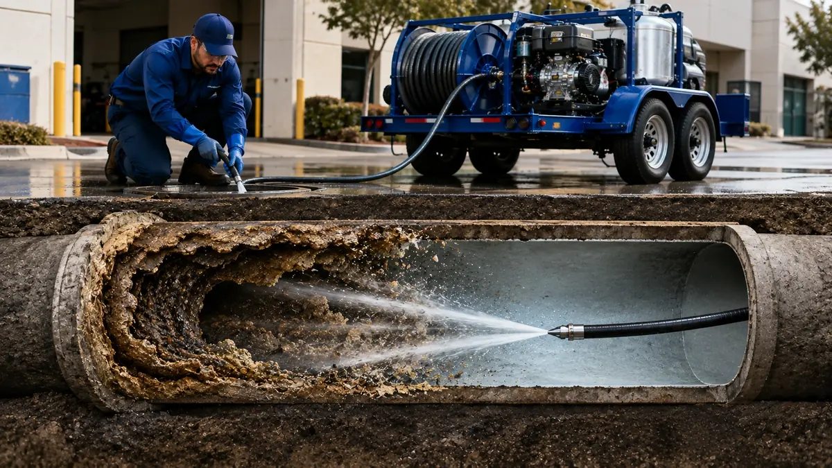 Sewer Pipe Descaling in Vallejo